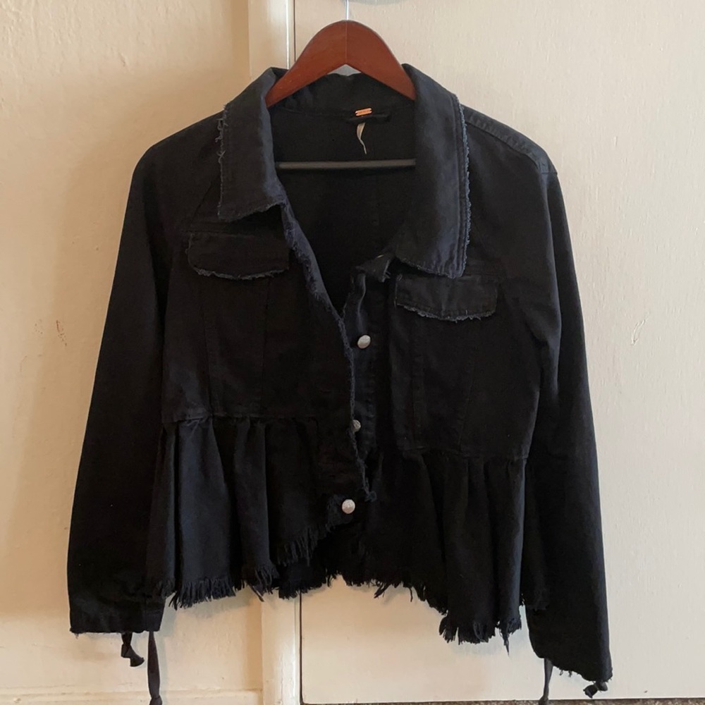 Black Free People jean jacket